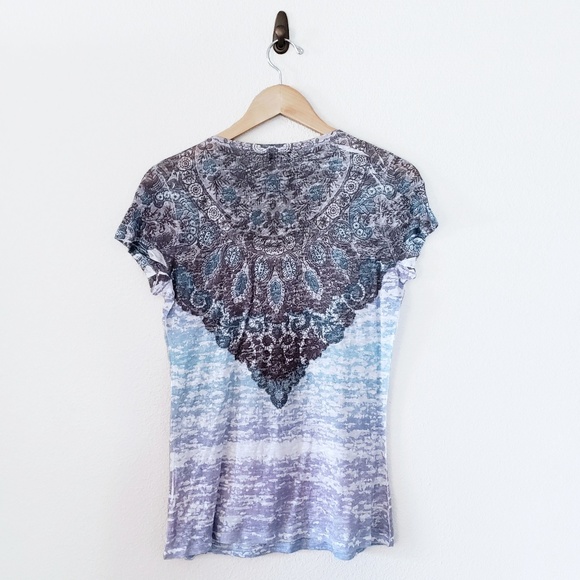 Daytrip Peacock Graphic Short Sleeve Tee - Picture 2 of 4